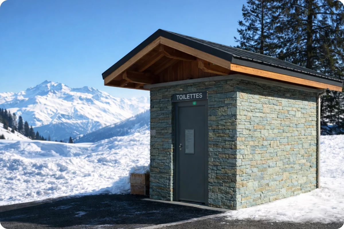 toilettes en montagne