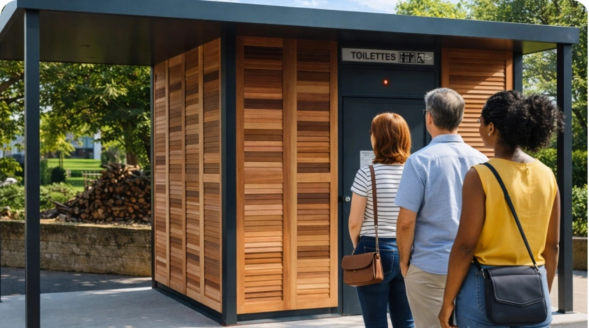 toilettes pour un usage publique intensif